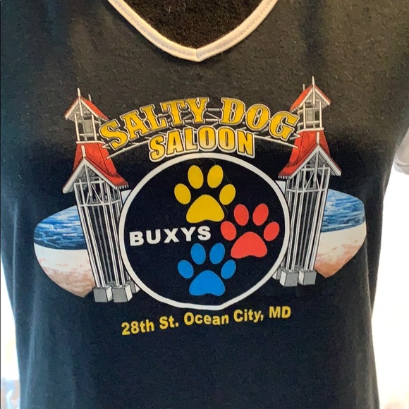 Salty dog saloon graphic T - Picture 2 of 3